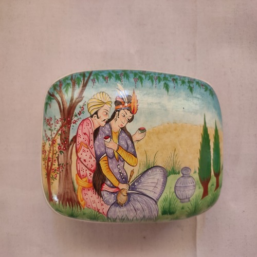 Kashmiri Print Papier Mache Box Images